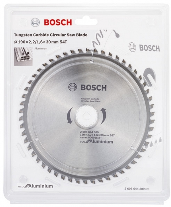 Пильный диск BOSCH ECO ALU/Multi 190x30-54T 2608644389 2608644389