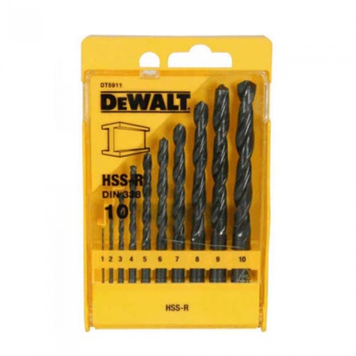 Набор сверл по металлу DeWalt 10шт DT 5911