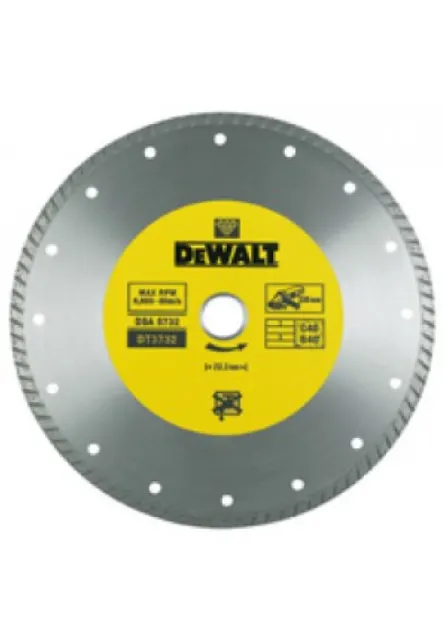 Диск алмазный DeWalt Turbo 230х22.2мм для УШМ DT 3732