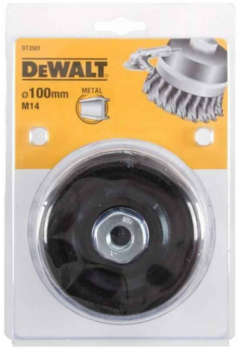 Чашечная щетка DeWalt 100х24ммх5/8" DT3501-QZ