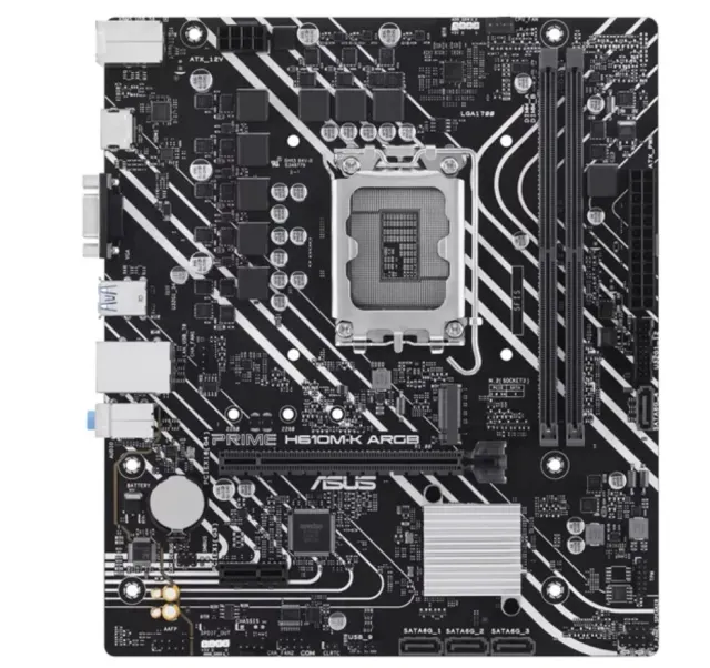 Материнская плата Asus PRIME H610M-K ARGB (90MB1G90-M0EAY0)